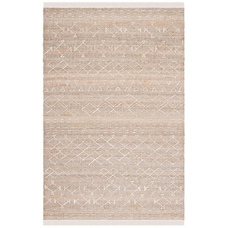 Safavieh 5 x 8 ft. Natural Fiber Global Hand Loomed Rectangle Rug Natural & Ivory NFB405A-5